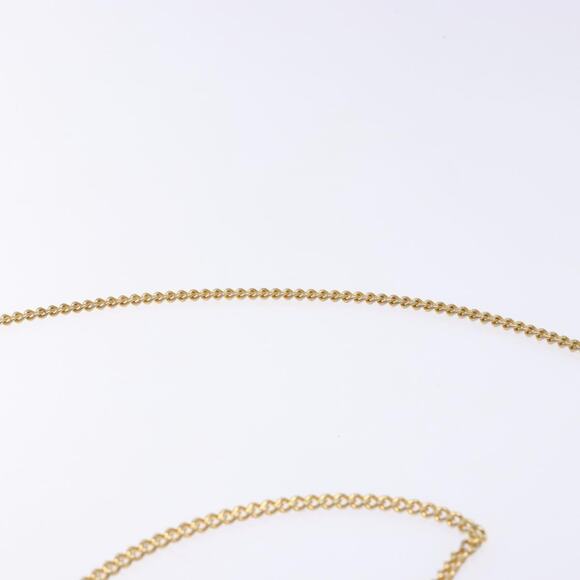 DIOR Honeycomb Canvas Chain Shoulder Bag Pvc Black Gold - Picture 8 of 12